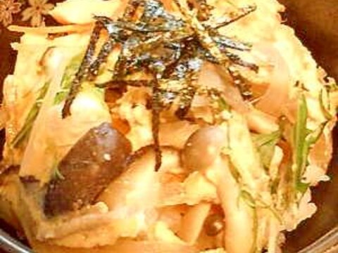 鳥のささみでヘルシー親子丼！